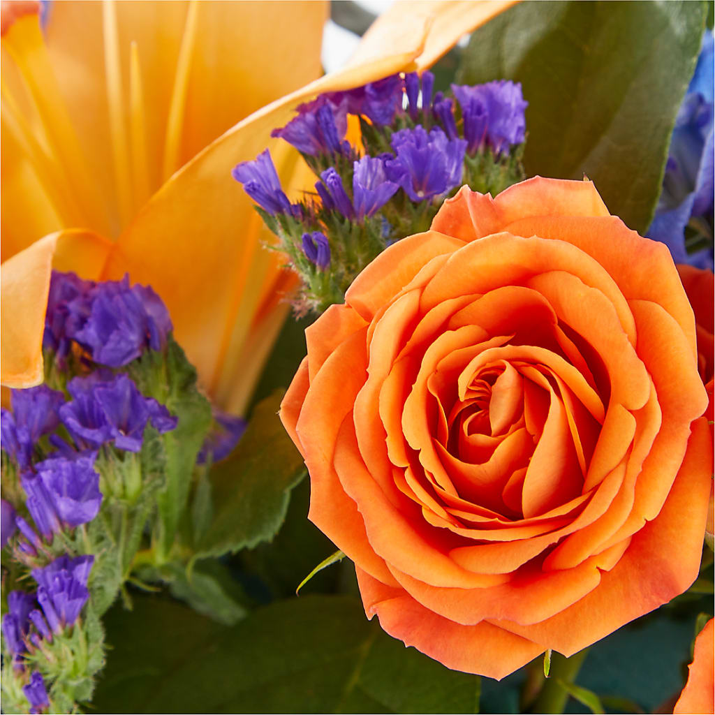 Radiant Citrus Box Bouquet –  Nacogdoches Floral Company, Nacogdoches TX