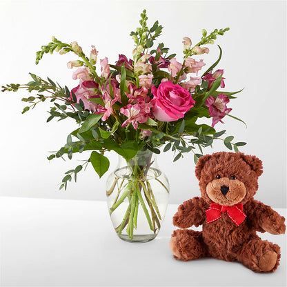 Happily Ever After Bouquet & Bear Set –  Nacogdoches Floral Company, Nacogdoches TX