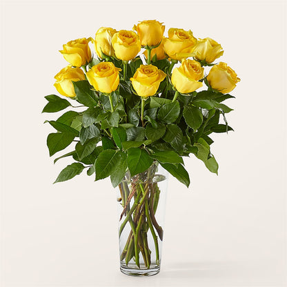 Long Stem Yellow Rose Bouquet –  Nacogdoches Floral Company, Nacogdoches TX