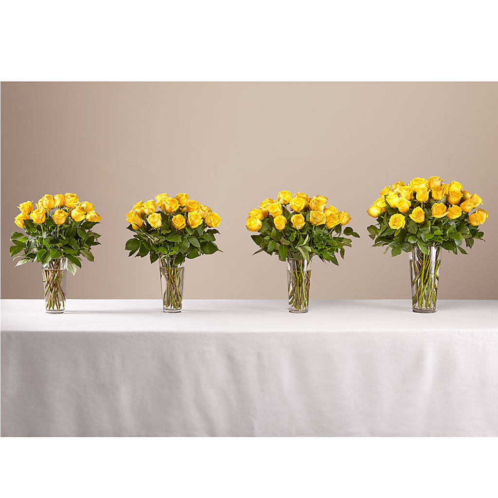 Long Stem Yellow Rose Bouquet –  Nacogdoches Floral Company, Nacogdoches TX