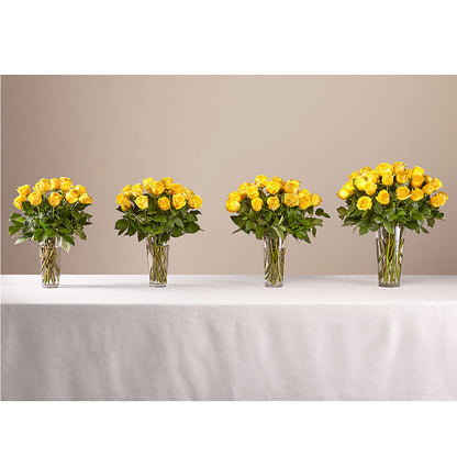 Long Stem Yellow Rose Bouquet –  Nacogdoches Floral Company, Nacogdoches TX