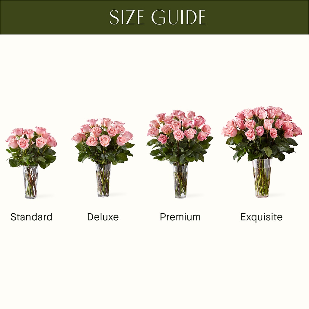 Long Stem Pink Rose Bouquet –  Nacogdoches Floral Company, Nacogdoches TX
