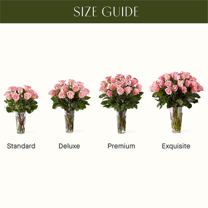 Long Stem Pink Rose Bouquet –  Nacogdoches Floral Company, Nacogdoches TX