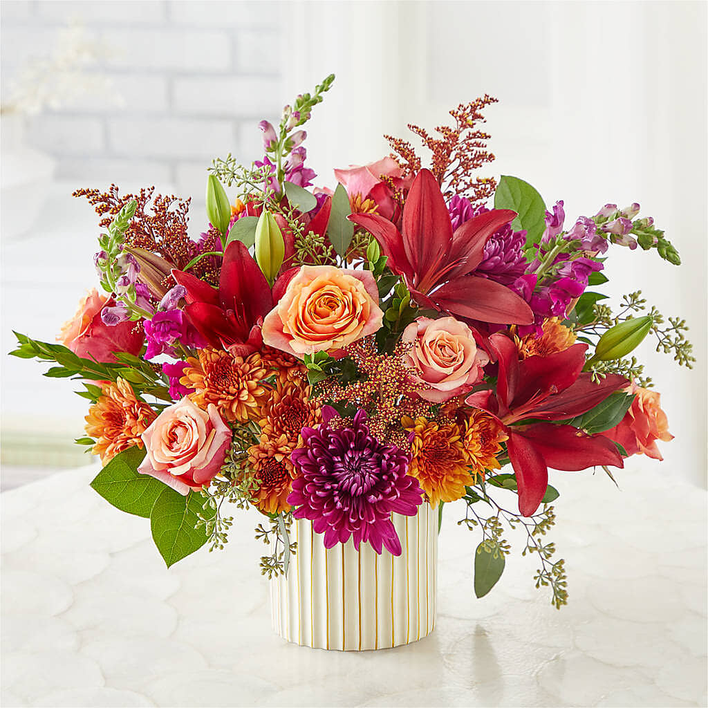 Burgundy Landscape Bouquet –  Nacogdoches Floral Company, Nacogdoches TX