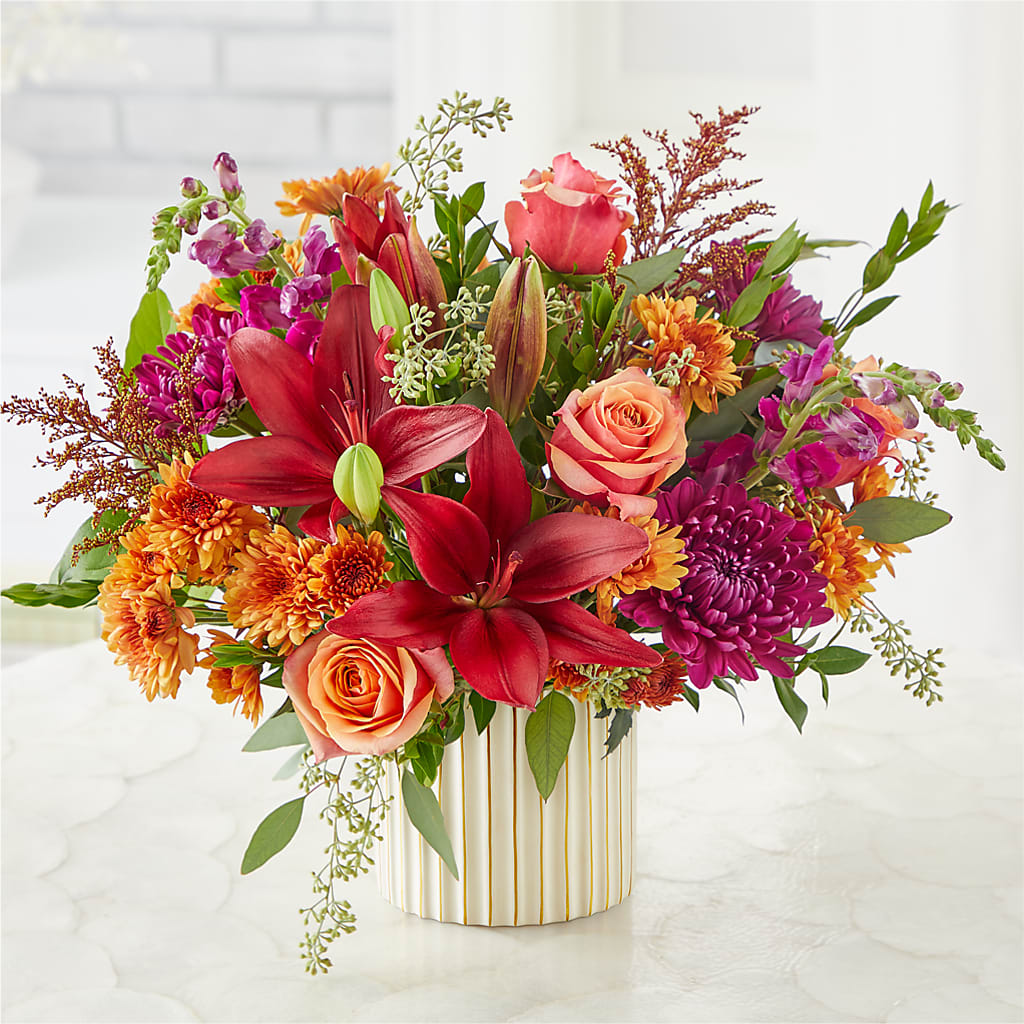 Burgundy Landscape Bouquet –  Nacogdoches Floral Company, Nacogdoches TX