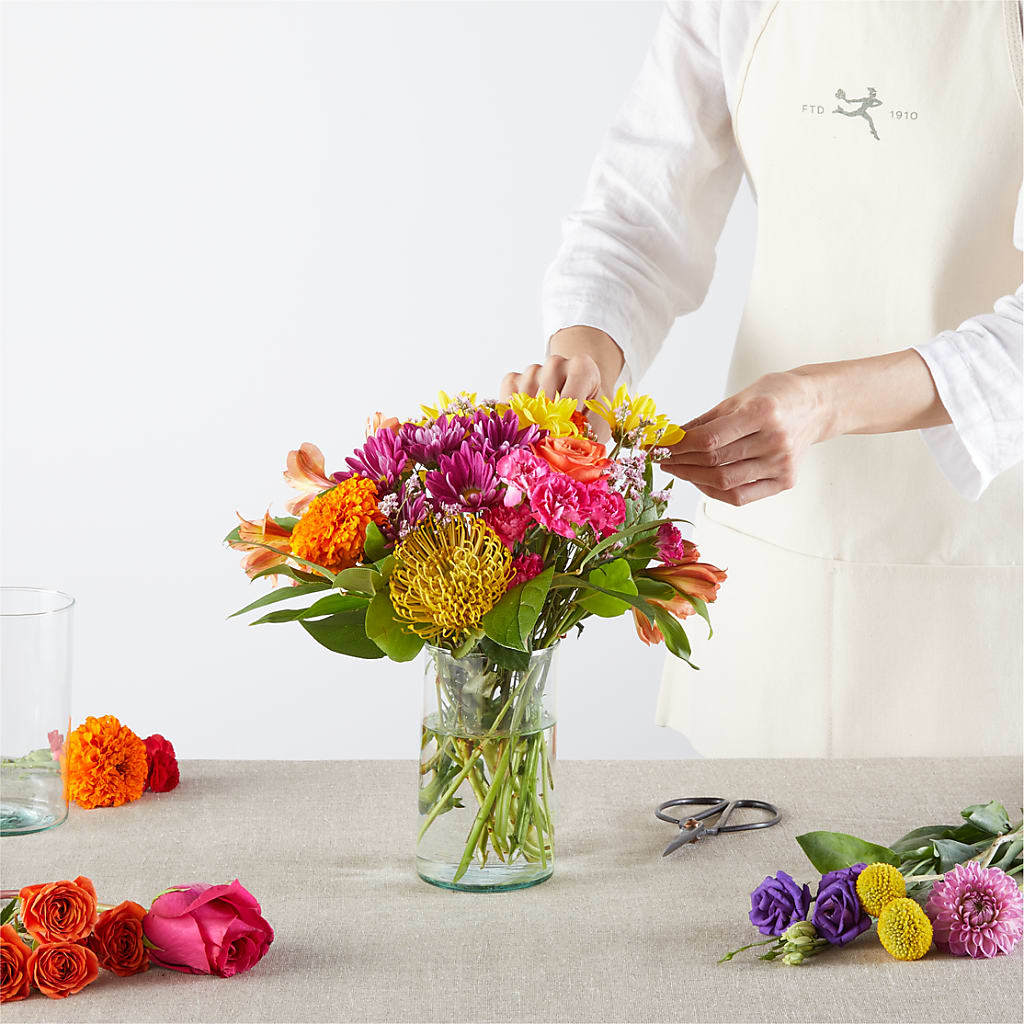 Feast of Color – A Florist Original –  Nacogdoches Floral Company, Nacogdoches TX