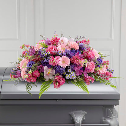Glorious Garden Casket Spray –  Nacogdoches Floral Company, Nacogdoches TX