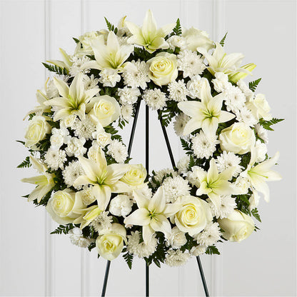 Treasured Tribute Wreath –  Nacogdoches Floral Company, Nacogdoches TX