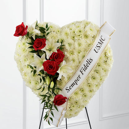 Heartfelt Hero Standing Heart –  Nacogdoches Floral Company, Nacogdoches TX