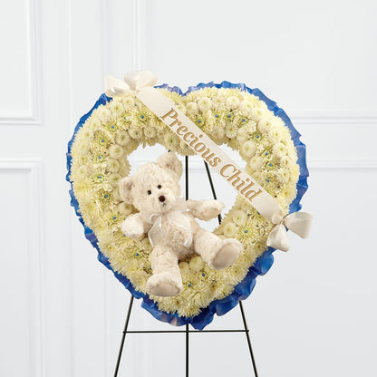 Precious Child Standing Heart –  Nacogdoches Floral Company, Nacogdoches TX