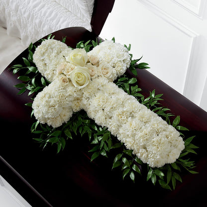 Peaceful Memories Casket Spray (Standard) –  Nacogdoches Floral Company, Nacogdoches TX