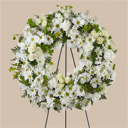 Faithful Wishes Wreath –  Nacogdoches Floral Company, Nacogdoches TX