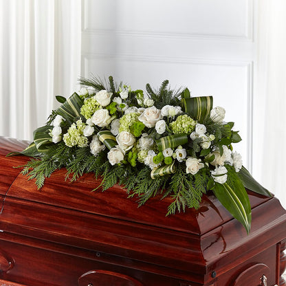 Hopeful Gesture Casket Spray –  Nacogdoches Floral Company, Nacogdoches TX