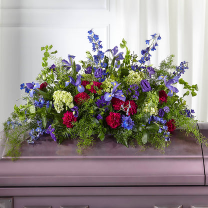Always Treasured Casket Spray –  Nacogdoches Floral Company, Nacogdoches TX