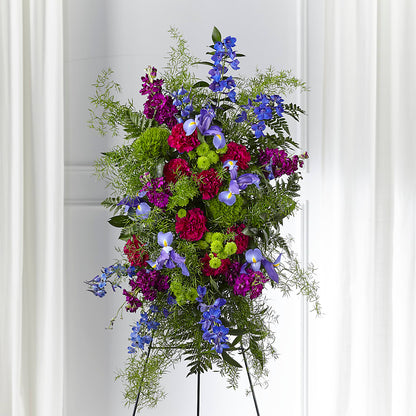 Heavenly Skies Standing Spray –  Nacogdoches Floral Company, Nacogdoches TX