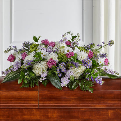 Meadows of Serenity Casket Spray –  Nacogdoches Floral Company, Nacogdoches TX