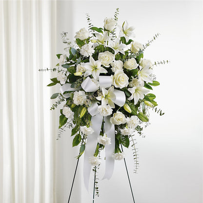 With Care Standing Spray –  Nacogdoches Floral Company, Nacogdoches TX