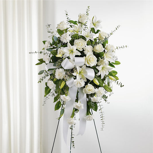 With Care Standing Spray –  Nacogdoches Floral Company, Nacogdoches TX
