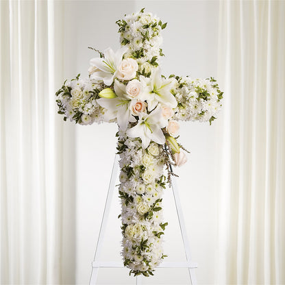 Spiritual Guidance Standing Spray –  Nacogdoches Floral Company, Nacogdoches TX