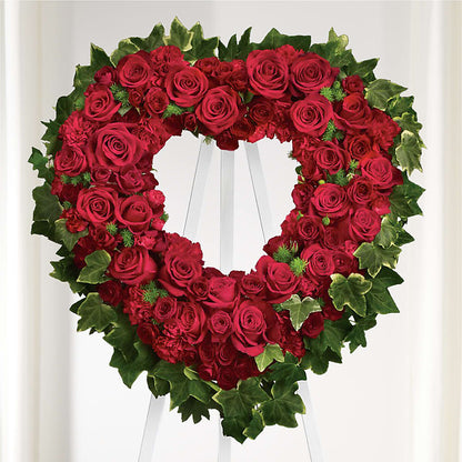Wholehearted Standing Spray –  Nacogdoches Floral Company, Nacogdoches TX