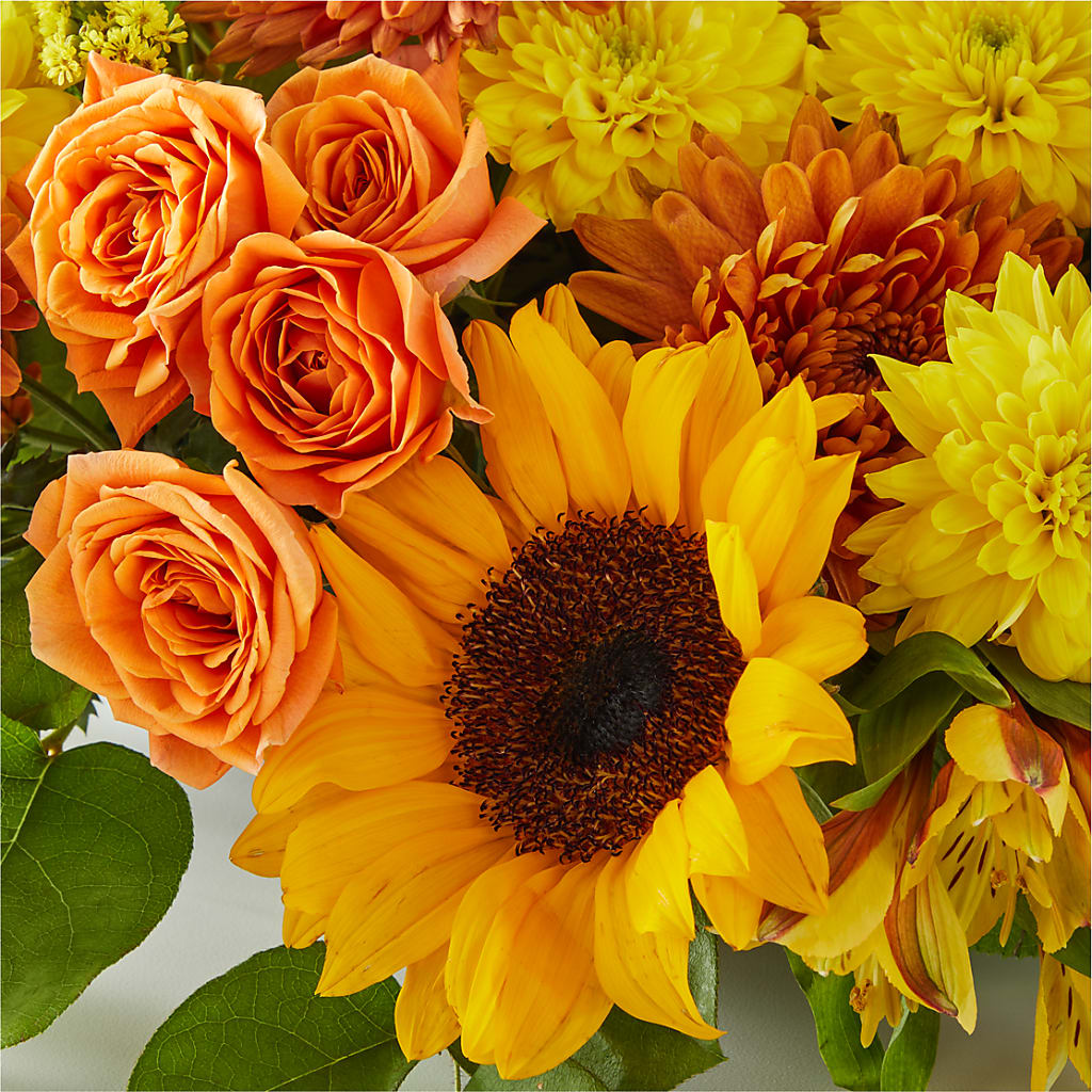 Autumn Harmony Centerpiece –  Nacogdoches Floral Company, Nacogdoches TX
