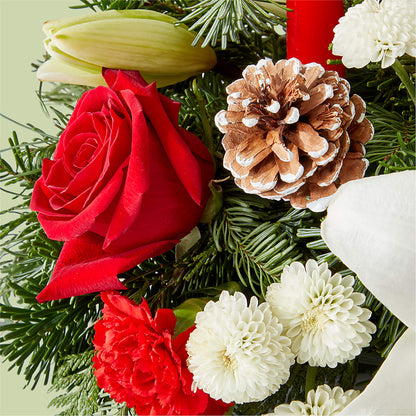 Seasonal Festivities Centerpiece –  Nacogdoches Floral Company, Nacogdoches TX