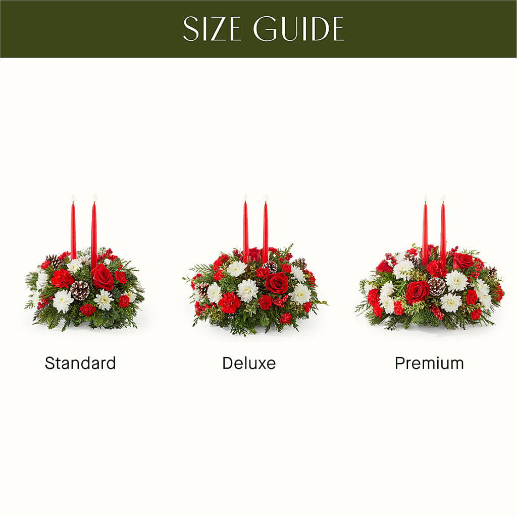 Holiday Soiree Centerpiece –  Nacogdoches Floral Company, Nacogdoches TX