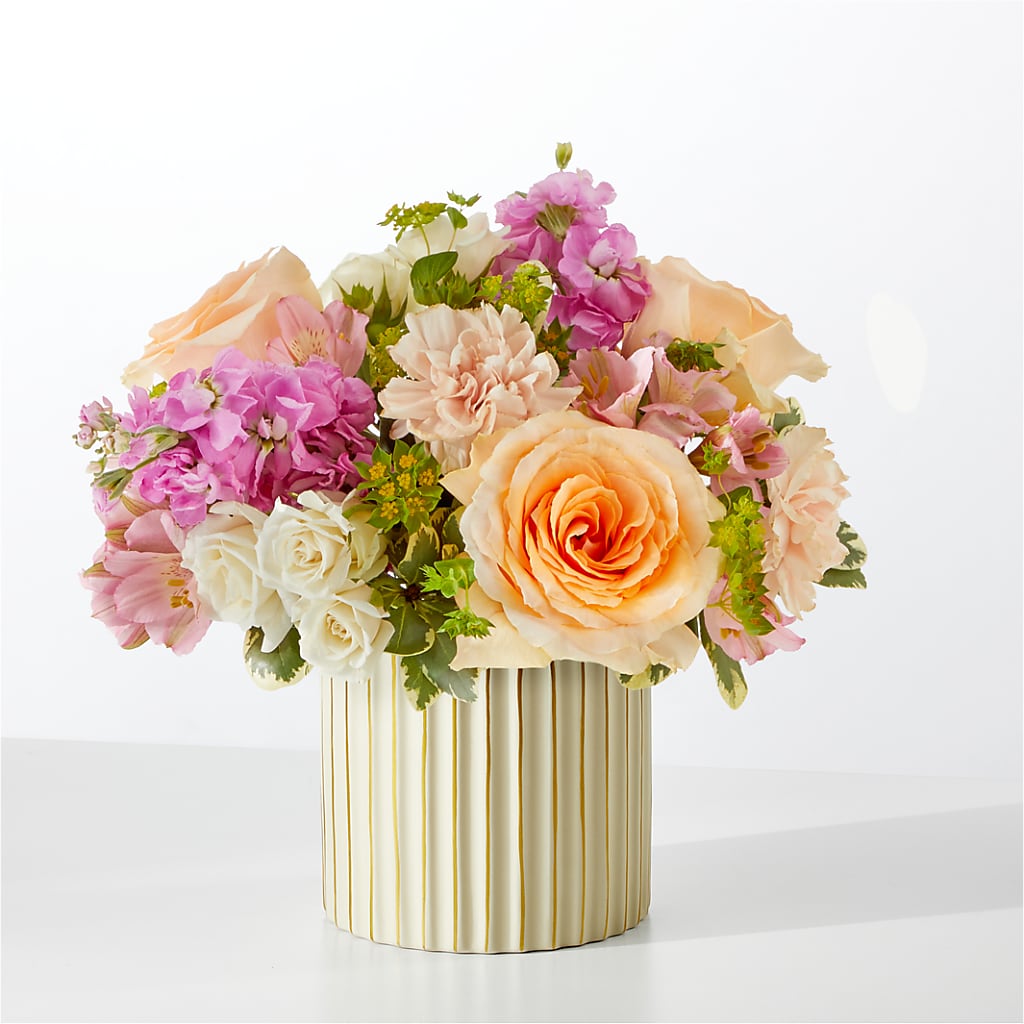 Paradise Bouquet with Ivory Vase –  Nacogdoches Floral Company, Nacogdoches TX