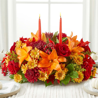 Autumn's Embrace Centerpiece –  Nacogdoches Floral Company, Nacogdoches TX