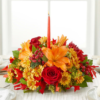 Autumn's Embrace Centerpiece –  Nacogdoches Floral Company, Nacogdoches TX