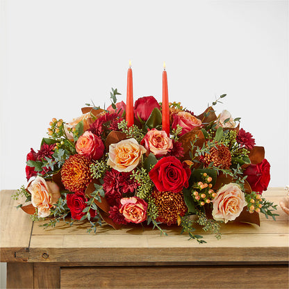 Gather Near Centerpiece –  Nacogdoches Floral Company, Nacogdoches TX