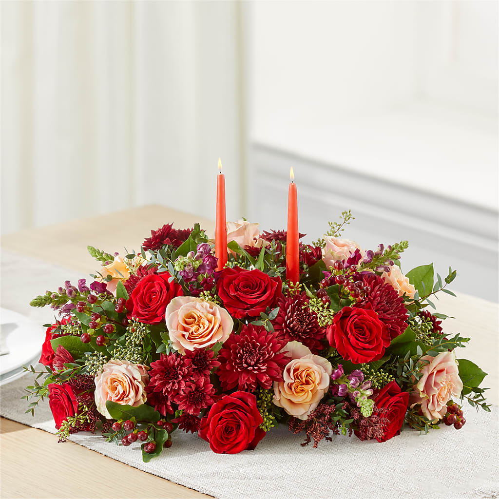 Most Thankful Centerpiece –  Nacogdoches Floral Company, Nacogdoches TX