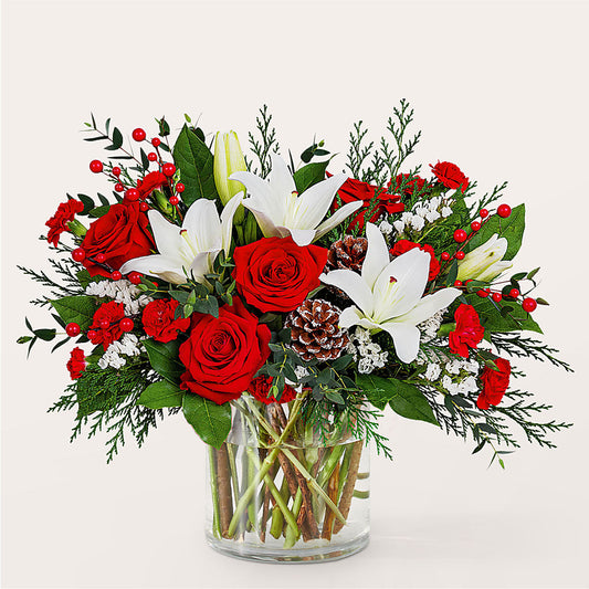 Best in Snow Bouquet –  Nacogdoches Floral Company, Nacogdoches TX