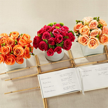 Dawn Rose Centerpiece –  Nacogdoches Floral Company, Nacogdoches TX